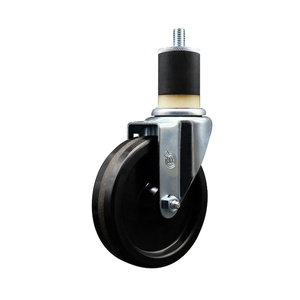 5'' SS Phenolic Wheel Swivel 1-7/8'' Expanding Stem Caster